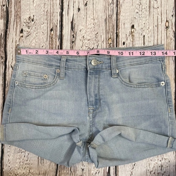Banana Republic (Factory) Skinny Fit Stretch Denim Cuffed Shorts 26/2P Petite - Picture 6 of 10